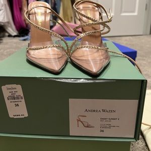 Nude Andrea Wazen heels.